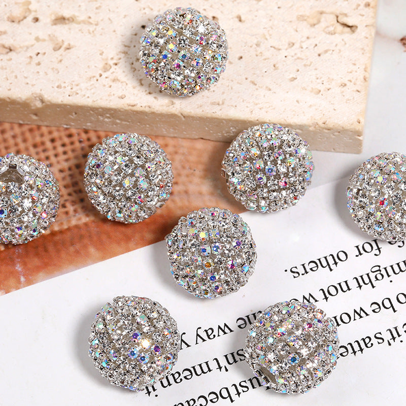 Wholesale 5PCS/PACK Colored Diamond Acrylic Beads